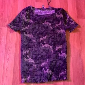 Camo print T-shirt